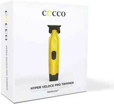 COCCO Hyper Veloce Pro Trimmer Digital Gap DLC Blade Yellow, NEW