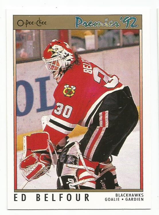 ED BELFOUR 1991-92 O-PEE-CHEE PREMIER CARD MINT CONDITION