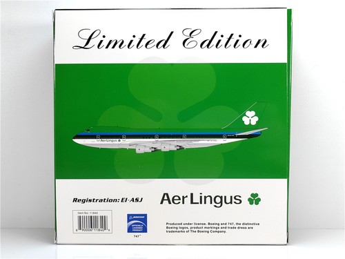 1:400 Phoenix Aer Lingus BOEING B747-100 Airplane Diecast Aircraft Plane Model - Foto 8 di 9