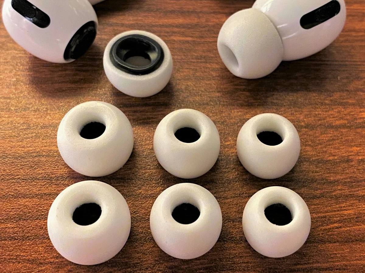 sporadisk Incubus Arab THE ORIGINAL!! 9PC Memory Foam Ear Tips For Apple Airpods Pro 1 or 2 White  S/M/L | eBay