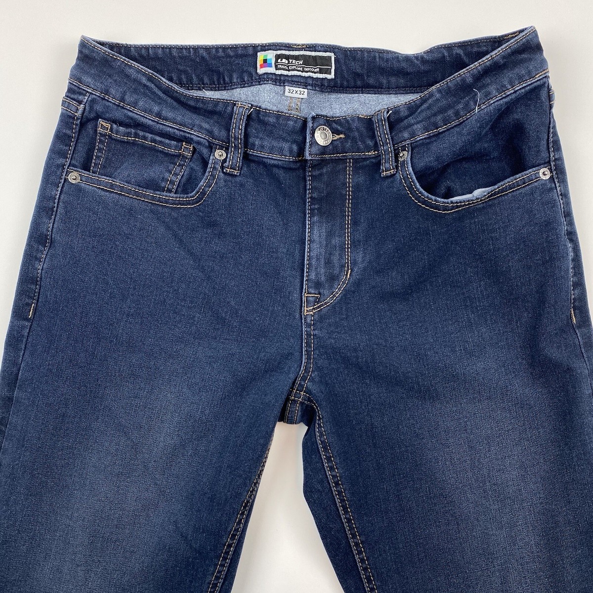 Union Bay Mens Sz. 32x32 Jeans Blue Denim 5 Pocket Stretch Cotton 