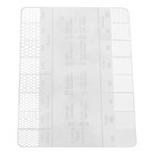  Coffee Grinding Comparison Card Ground Measuring Rulers Scoops for