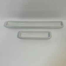 Simple Additions Pampered Chef White Narrow Ceramic Hospitality Serving Dishes