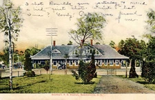 Summerville SC  Southern Railroad Train Station Vintage Postcard COPY