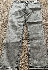 NWT WOMENS VERVET HAYLIE HIGH RISE SKINNY JEANS-SIZE 32-LIGHT BLACK DENIM