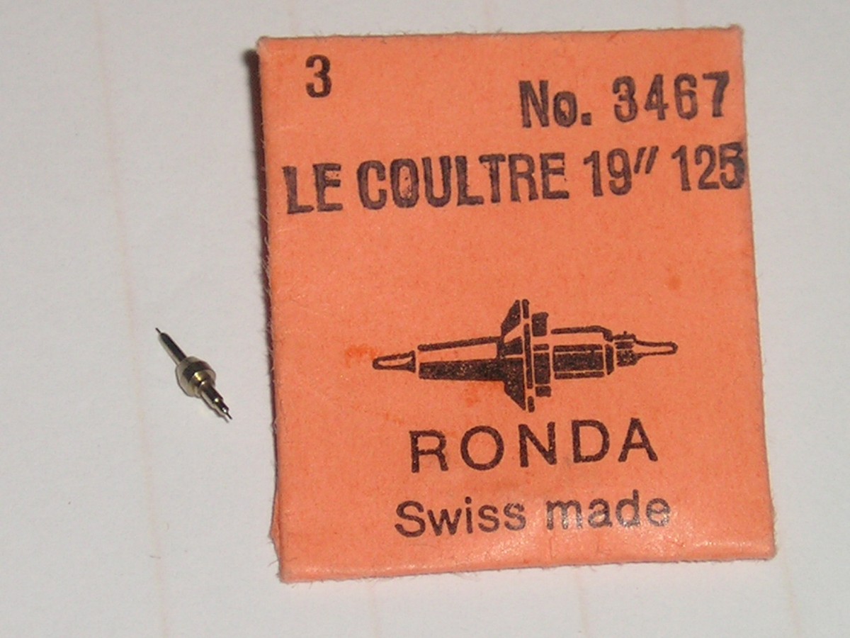 Axe De Balancier (balance Staff) Pour Jaeger-LeCoultre, Modèles 812/813, également Compatible Ronda 4308 - New Old Stock