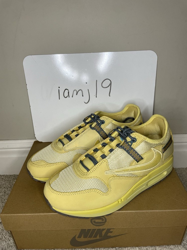 Nike Air Max 1 Travis Scott Cactus Jack Saturn Gold Size 8.5M/10W DO9392-700