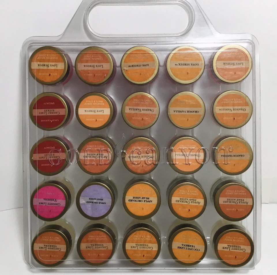 Juego de 25 cápsulas de muestreo de aromas Gold Canyon fragancias de resorte Foto 4 de 4