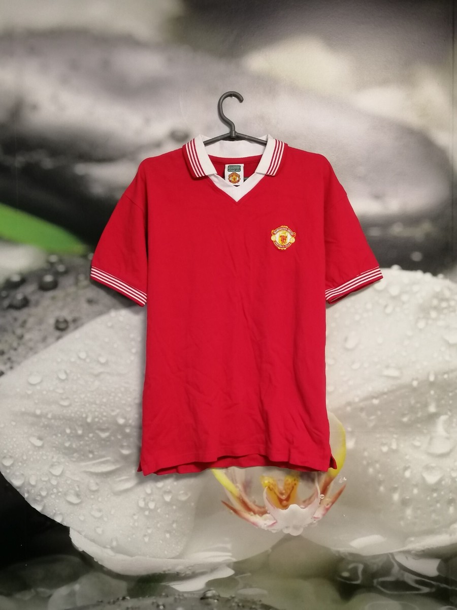 Manchester United MU 1977 home football shirt jersey camiseta