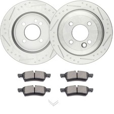 Rear Brake Rotors Ceramic Pads For 2002 2003 2004 2005 2006 Mini Cooper 1.6l Rear Brake Rotors Ceramic Pads For 2002 2003 2004 2005 2006 Mini Cooper 1.6l
