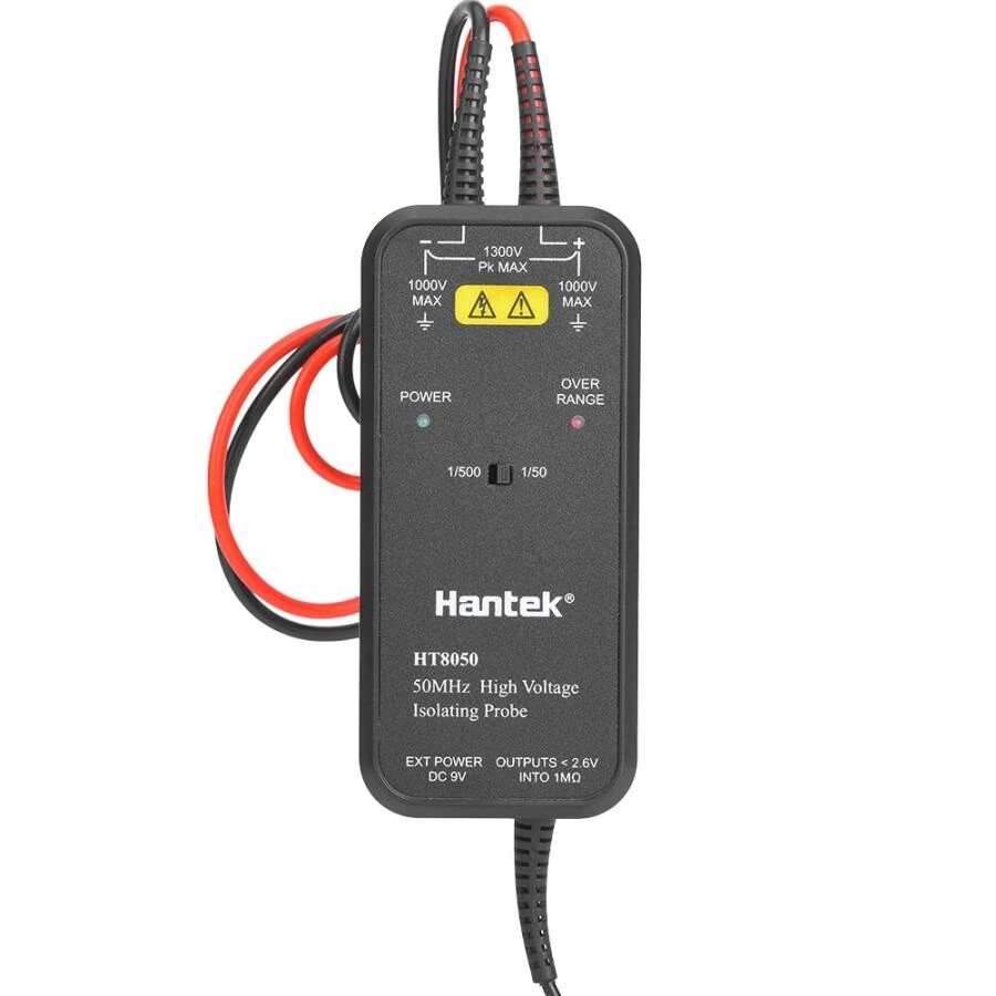 Hantek HT8050/HT8100 High Voltage Differential Oscilloscope Probe 50MHZ/100MHZ 