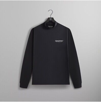 Kith X Taylormade Scratch Mock Neck Long Sleeve Black Kith X Taylormade Scratch Mock Neck Long Sleeve Black