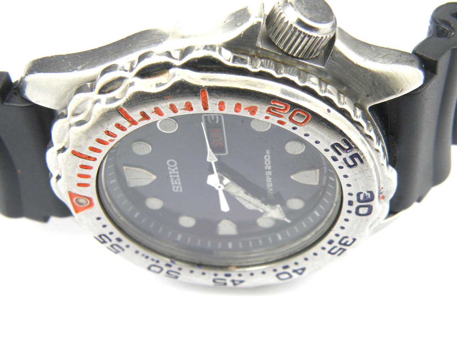 Mens Seiko 7N36-6A49 Sapphlex Scuba Divers Quartz Watch - 200m | eBay