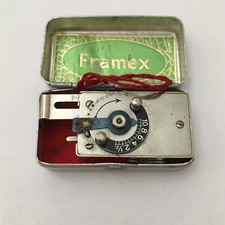 VINTAGE ORIGINAL FRAMEX FUNCTIONAL SELF TIMER IN ITS ALUMINIUM CASE-FREE SHIP