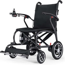 Used 25.8lb Lightweight Carbon Fiber Electric Wheelchairs All Terrain Airline US