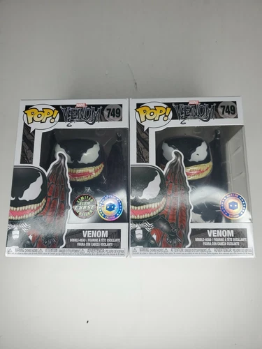 Funko Pop! Venom #749 with Wings CHASE and Common. DAMAGED BOX