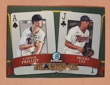 Brooks Lee 2022 Bowman Chrome Draft Blackjack Prospect Connor Prielipp #BJ-6