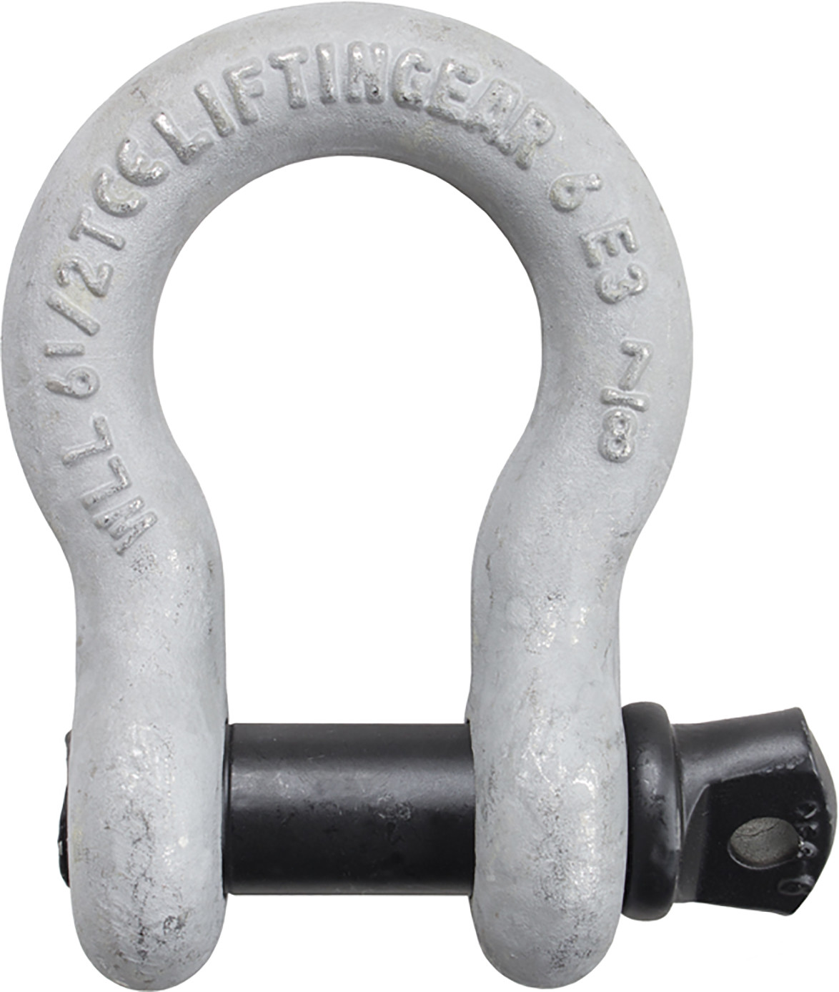 6.5 Ton Alloy Bow Shackle Screw Pin Tested Galvanised Lifting Towing Recovery CE
