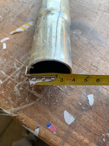 1 PCS Vintage 10" Chrome Exhaust Extension ThunderTone Fit's 2"-1-1/2" Diameter - Picture 8 of 9