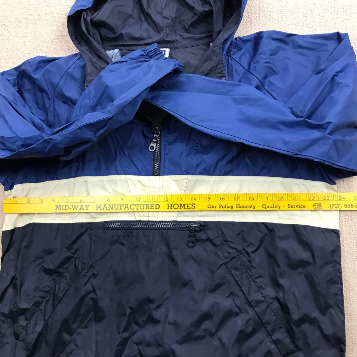 Vintage GAP Jacket Mens Medium 1/2 Zip Hooded Windbreaker Vintage GAP Jacket Mens Medium 1/2 Zip Hooded Windbreaker