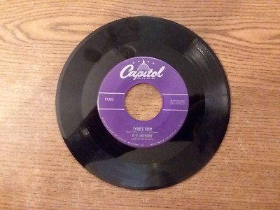 1951 VG+RARE RAY ANTHONY COOK'S TOUR  /MR. ANTHONY'S BLUES F1502 45