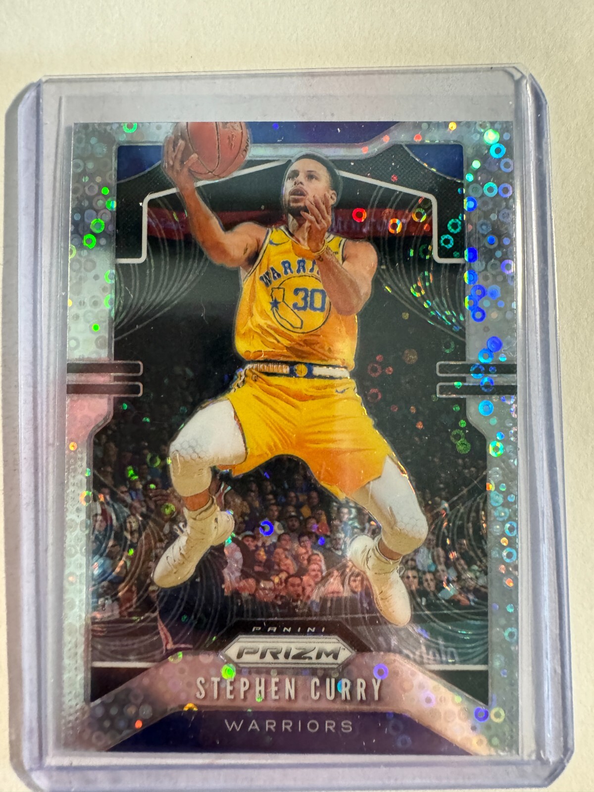 K193,492 - 2019-20 Panini Prizm Prizms Fast Break #98 Stephen Curry