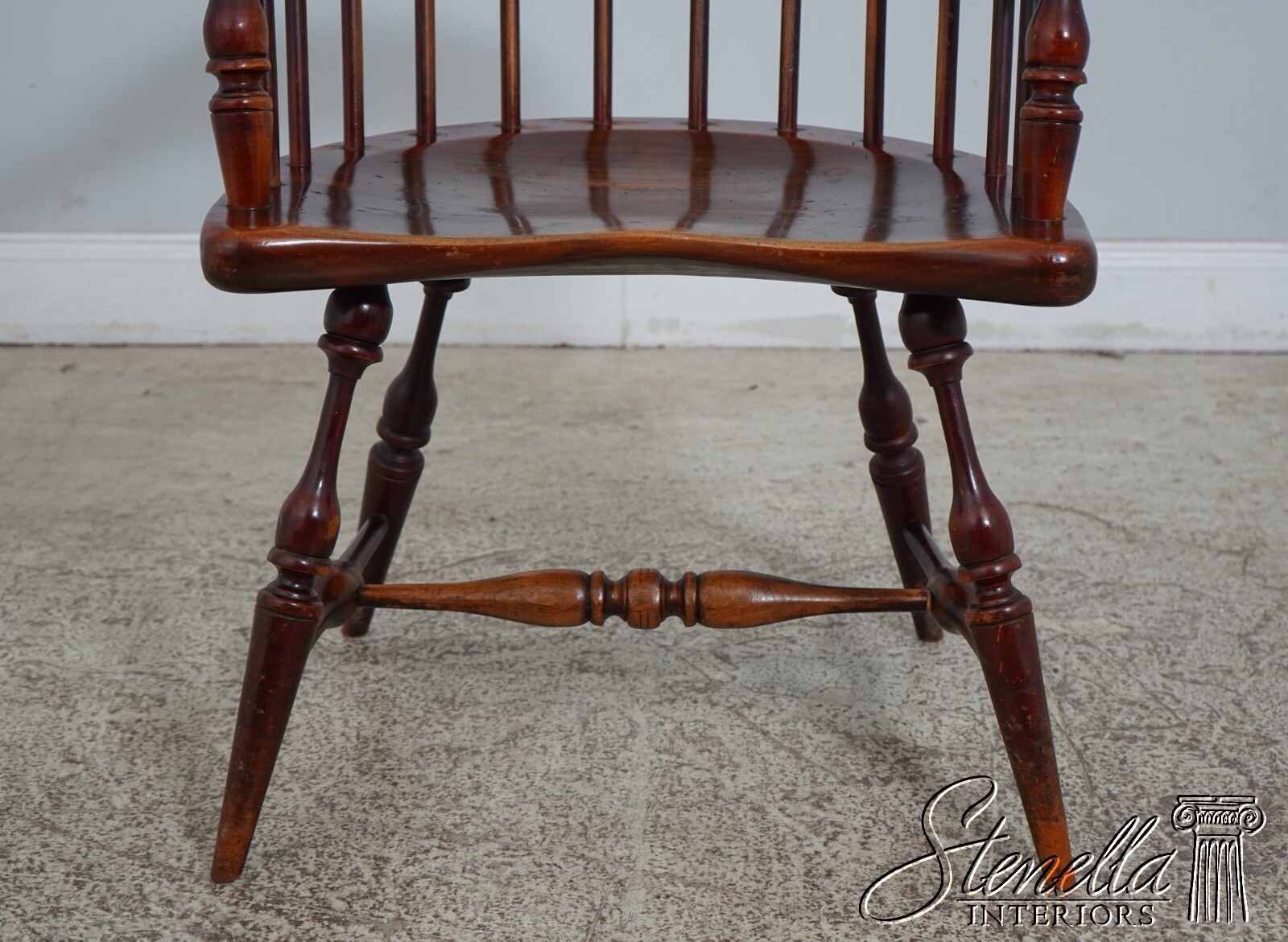 LF62278EC Set of 8 FREDERICK DUCKLOE Windsor Arm Pub Chairs eBay