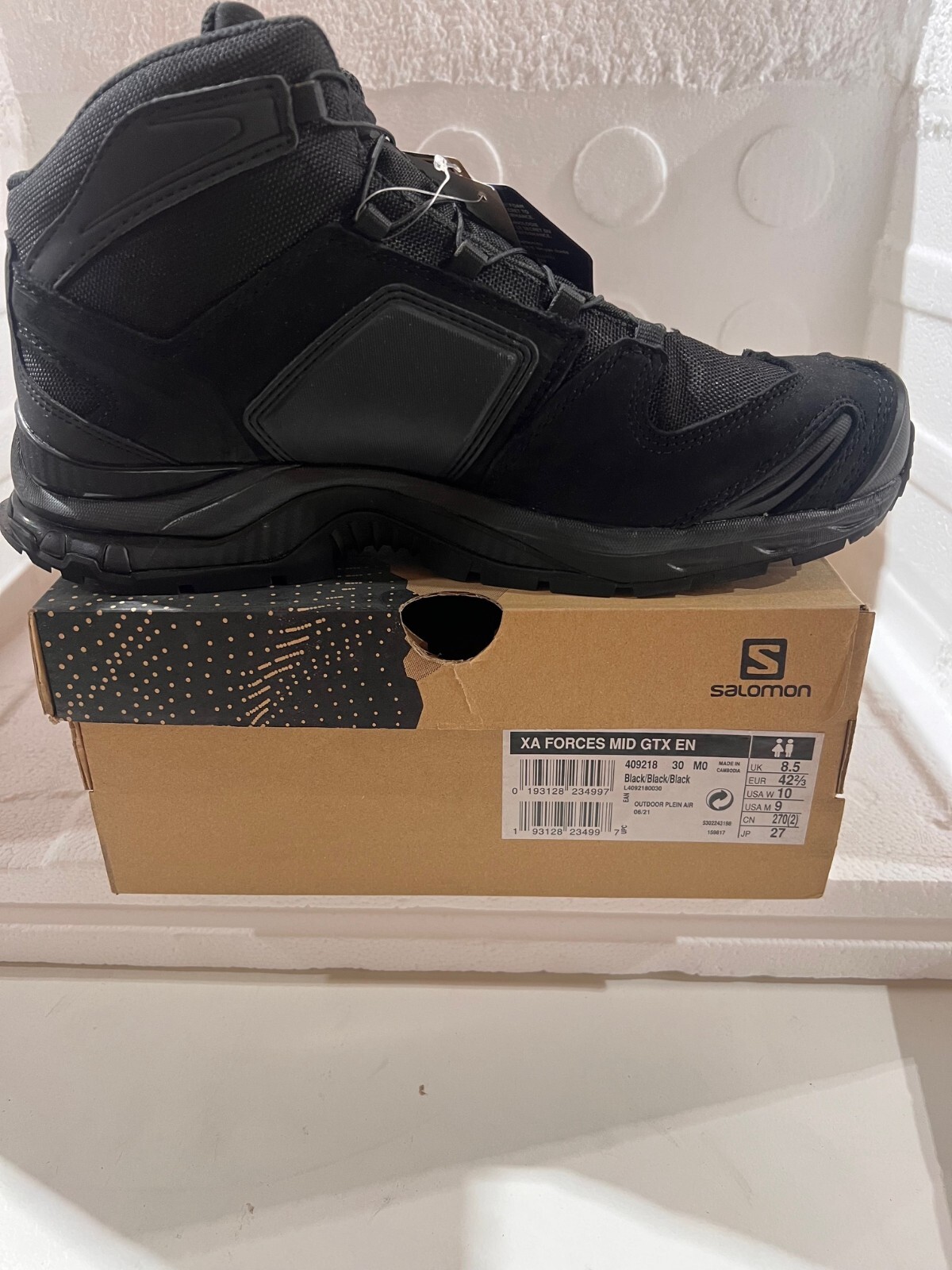 Salomon L40921800 XA Forces Mid GTX EN Men's Boots Black