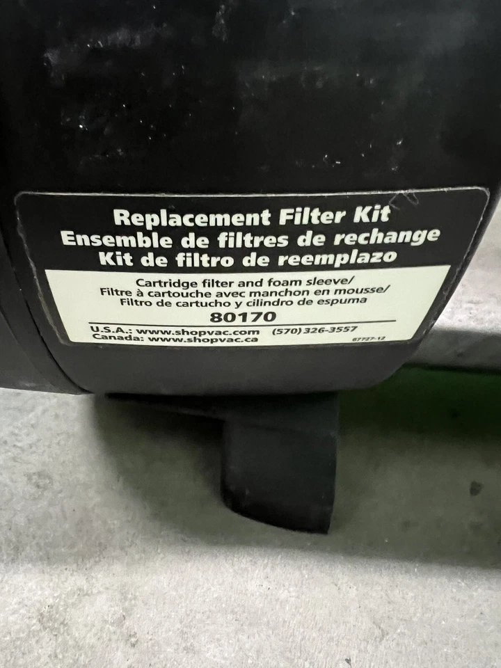 Sistema de gestión de aire Shop-Vac Shop AC235A, probado, funcionando Foto 4 de 4