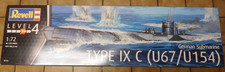 1:72 Revell  05166 Deutsches U-Boot Typ IXC U67 / U154  106,3 cm lang  NEUWERTIG
