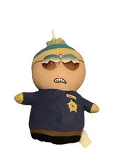 South Park Eric Cartman Plush Police Officer Cop 2009 8” Nanco