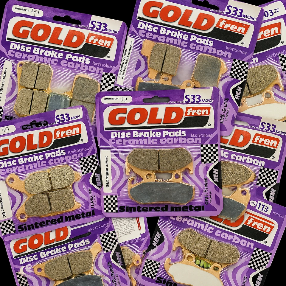 Pastillas de freno GoldFren S33-181 Racing cerámica tecnología carbono (EBC FA299) Foto 3 de 4