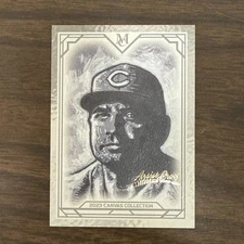 2023 Topps Museum Collection #CCR-21 Joey Votto Canvas Artist Proofs #/50