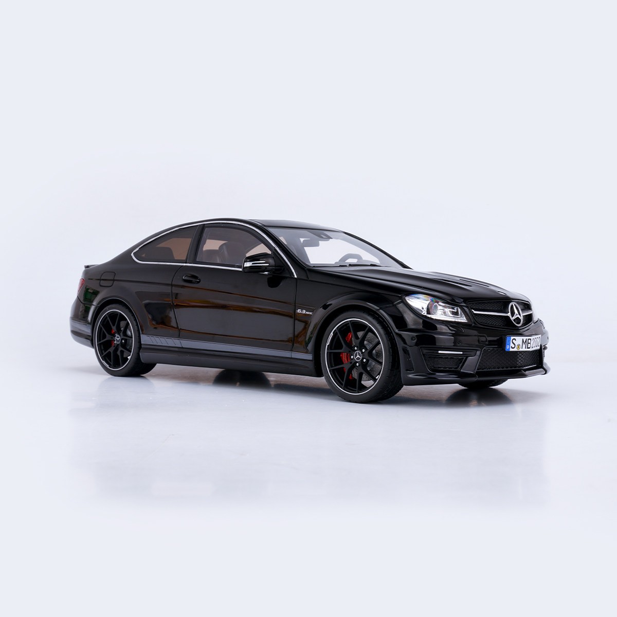 GT Spirit 1:18 Mercedes Benz C63 AMG Black Resin Limited Car Model