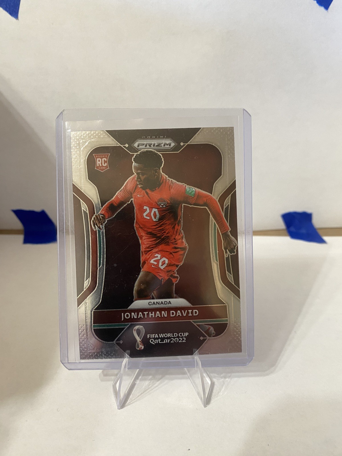 Jonathan David 2022 Panini Prizm FIFA World Cup Qatar RC #49