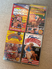 Silver Vision WWF VHS Bundle PAL Collector