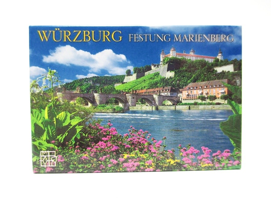 Würzburg Fortress Marienberg Souvenir Magnet 8.5 cm Germany New