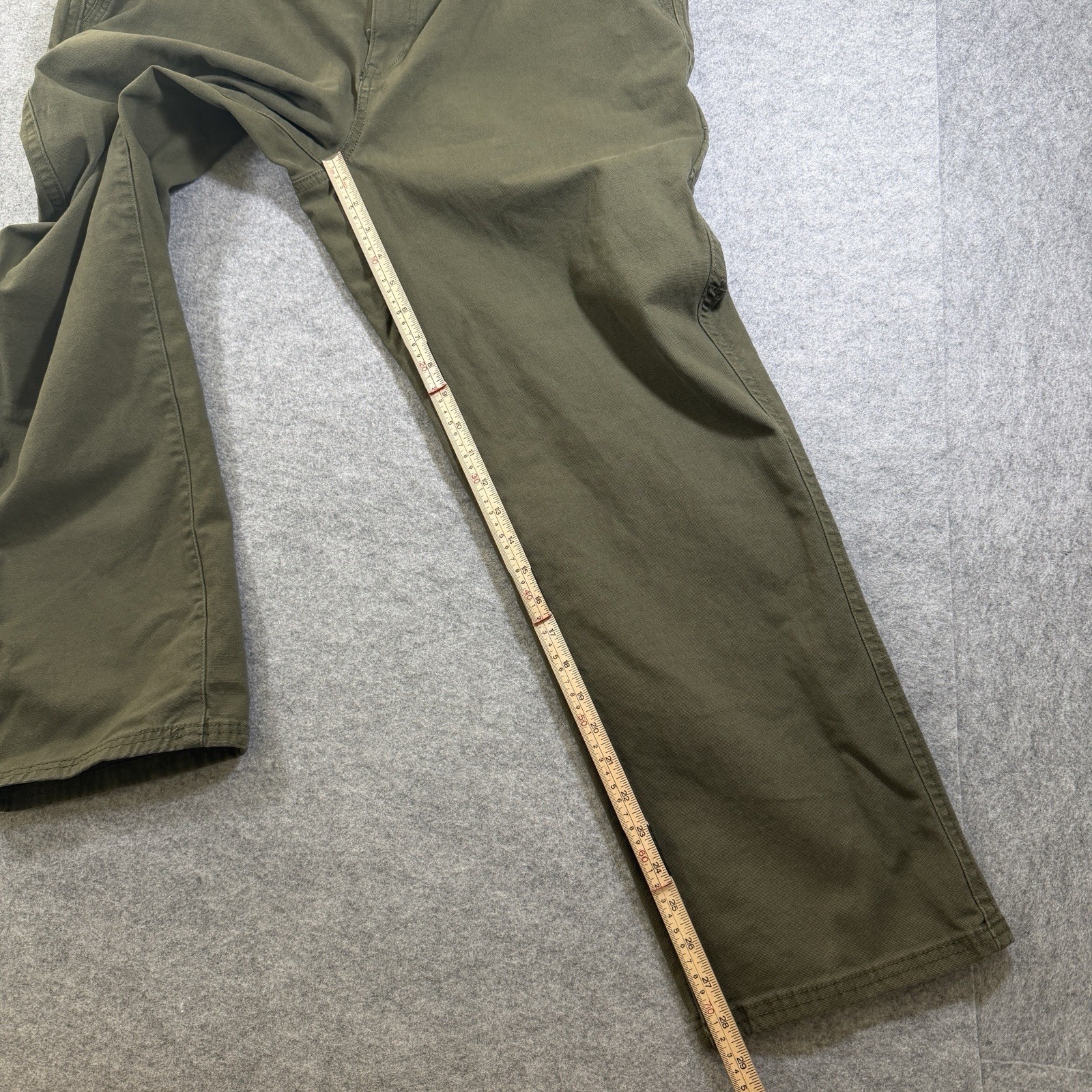 Legendary Outfitters Carpenter Work Pants Men 38x29 Olive Stretch Canvas Ripstop thumbnail 8