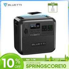 BLUETTI AC180 1800W 1152Wh Portable Power Station Solar Generator Home Outdoor