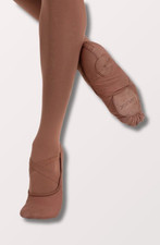 NEW Capezio Adult Hanami Canvas Ballet Shoes in Mocha 2037W