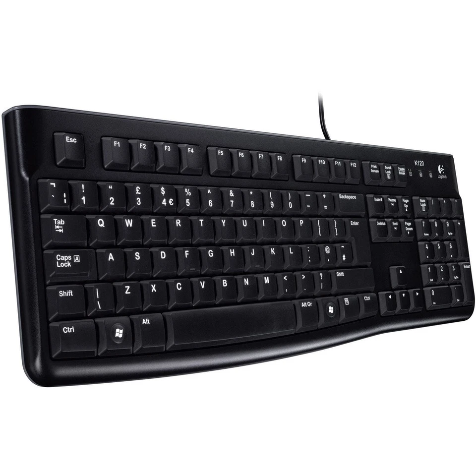 Logitech Keyboard K120 Business USB Tastatur Deutsch, QWERTZ Schwarz - Bild 2 von 4