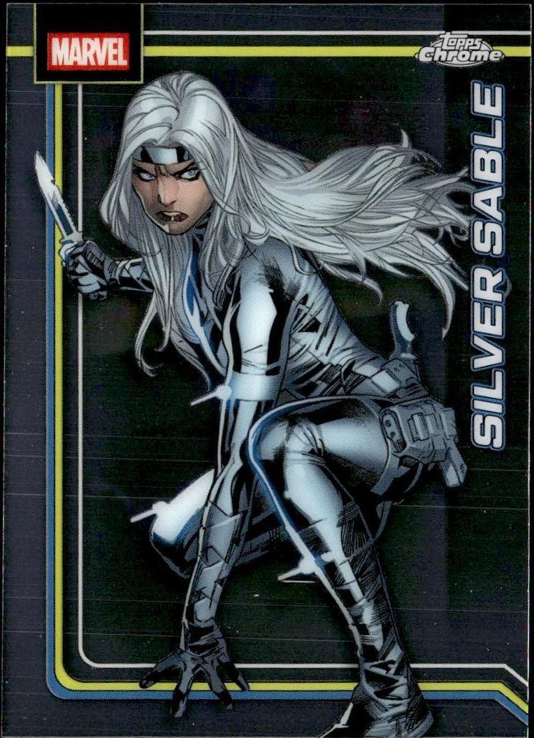 2026 Topps Chrome Marvel Comics #158 Silver Sable