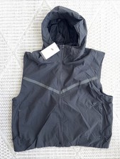 NEW Nike Tech Men's Dri-FIT Woven Hoodie Windrunner Black Size M HV0982-010