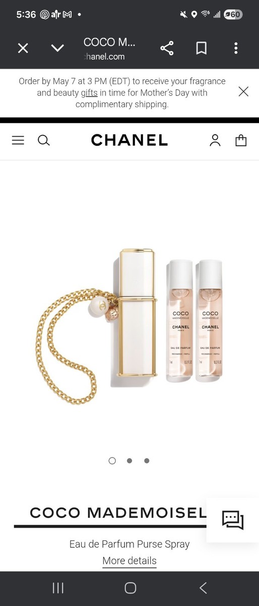 CHANEL Coco Mademoiselle Purse Spray Set+2026 Mothers Day Gift