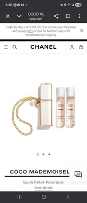 CHANEL Coco Mademoiselle Purse Spray Set+2026 Mothers Day Gift