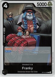Franky (090) OP10-090 Rare Royal Blood One Piece Foil