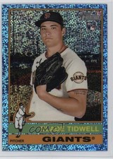 2025 Topps Heritage High Number Chrome Light Blue Sparkle Blade Tidwell #698 1o0