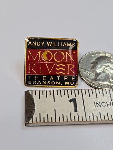 Andy Williams Moon River Theatre Travel Souvenir Lapel Pin Branson Missouri - Picture 4 of 5