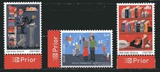 BELGIUM 2003, MODERN ART, BOOKS. WITH LABELS. Scott 1985-1987, MNH