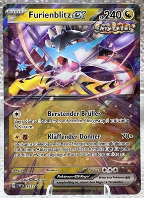 Pokémon Furienblitz ex Deutsch SVP 145/304 SVP Promos NM